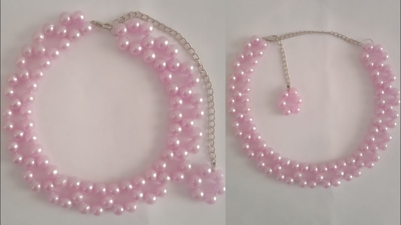 Necklace Making Tutorial. Simple Necklace Making.