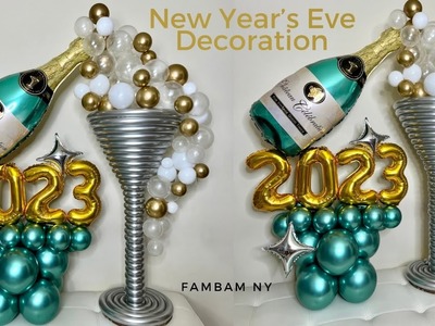 New Year's Eve Decoration (Balloon Bouquet 2023 party ideas)