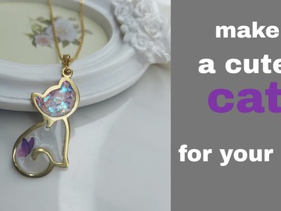 Resin business idea: make beautiful and attractive cute cat necklaces with Resin and sell easily