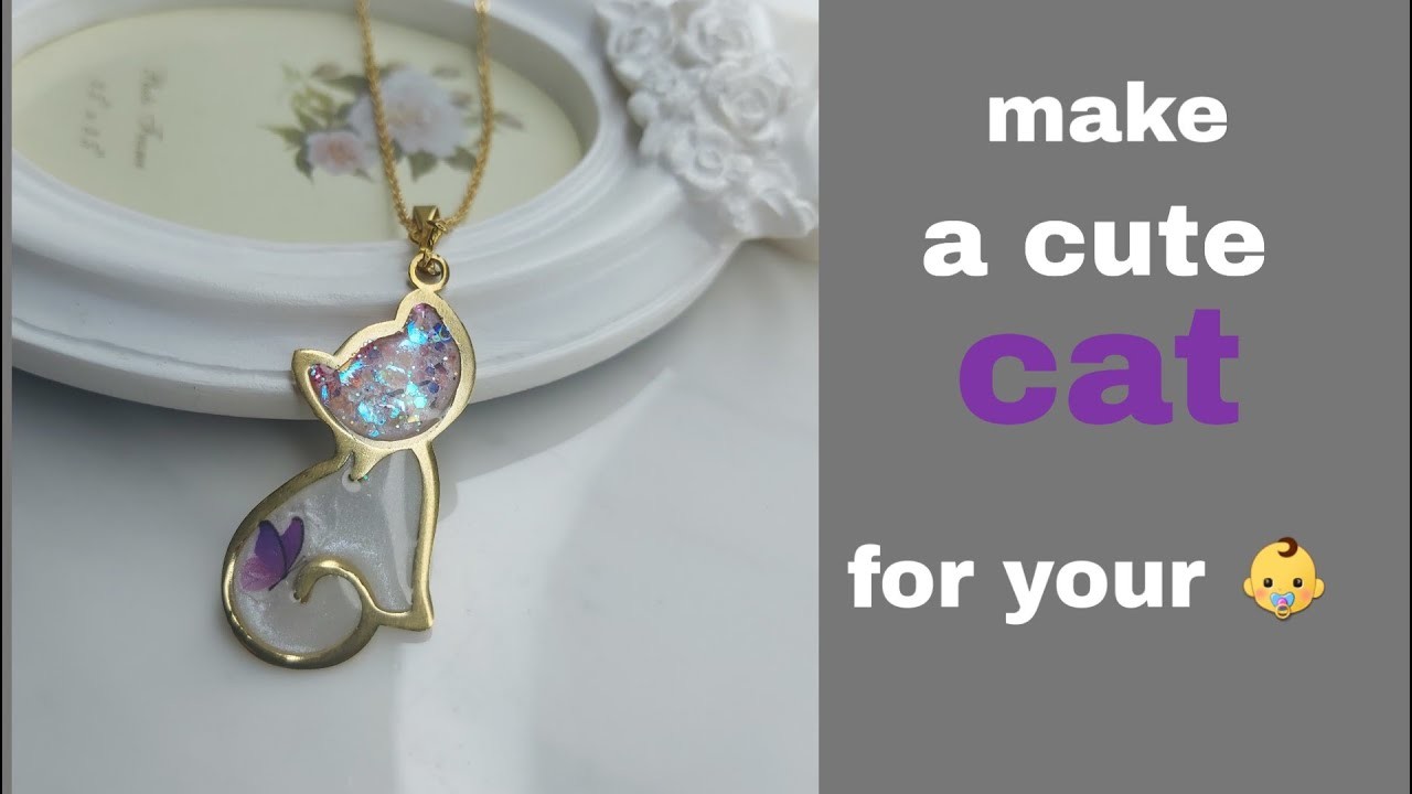Resin business idea: make beautiful and attractive cute cat necklaces with Resin and sell easily
