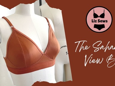 Solid Sahaara Bralette: Sewing, Try One, and Review