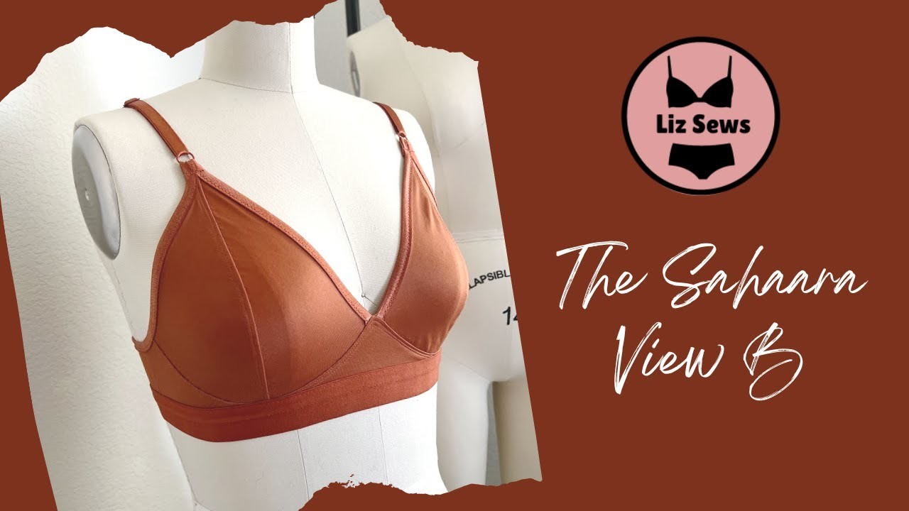 Solid Sahaara Bralette: Sewing, Try One, and Review