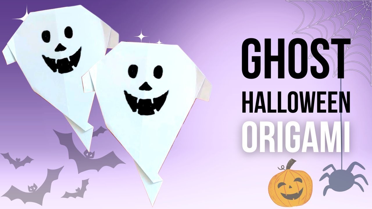 Spooky Ghost Origami for Halloween: Easy DIY Tutorial