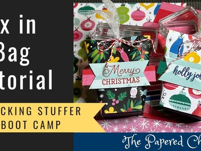 Stocking Stuffer Boot Camp - Box in a Bag - Celebrate Everything DSP by Stampin’ Up!