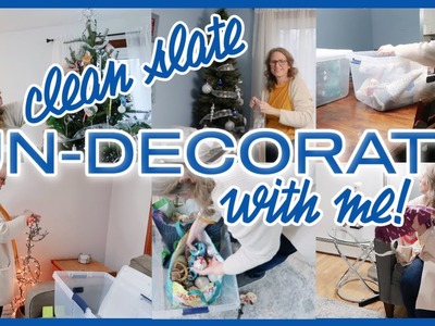 UN-DECORATE CHRISTMAS WITH ME! A CLEAN SLATE FOR 2023! VLOGMAS EP. 17