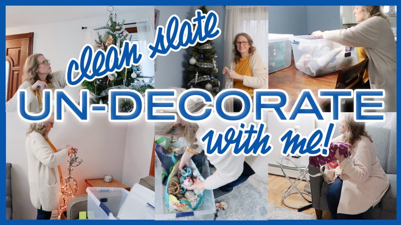 UN-DECORATE CHRISTMAS WITH ME! A CLEAN SLATE FOR 2023! VLOGMAS EP. 17