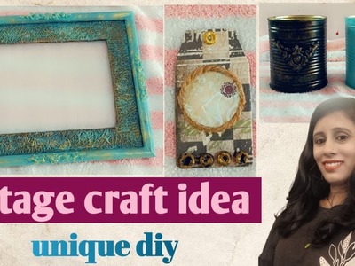 Vintage craft.vintage decor idea.vintage home decor diy.unique diy.vintage fridge magnet.easy diy