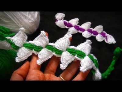 Wow! super idea how to make eye catching crochet hair band ✔ süper fikir göz alıcı tığ işi saç bandı