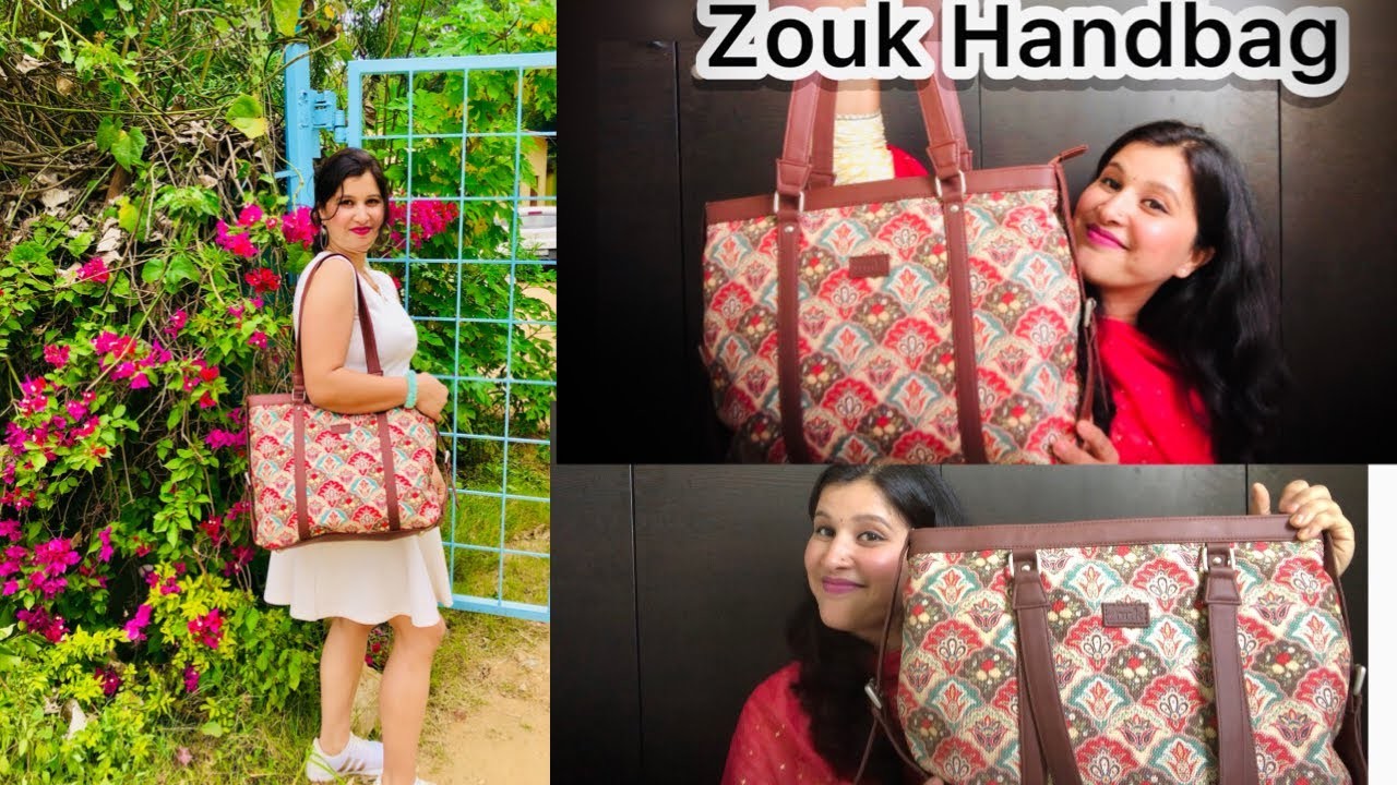 Zouk Handbag | Zouk mughal Art Office bag | Travelling bag | #zouk #handbags #zoukbagsreview