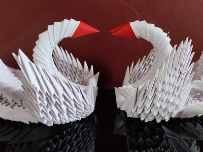 3d origami paper craft????.paper duck craft.3d paper duck.how to make paper duck.paper craft#viralvideo