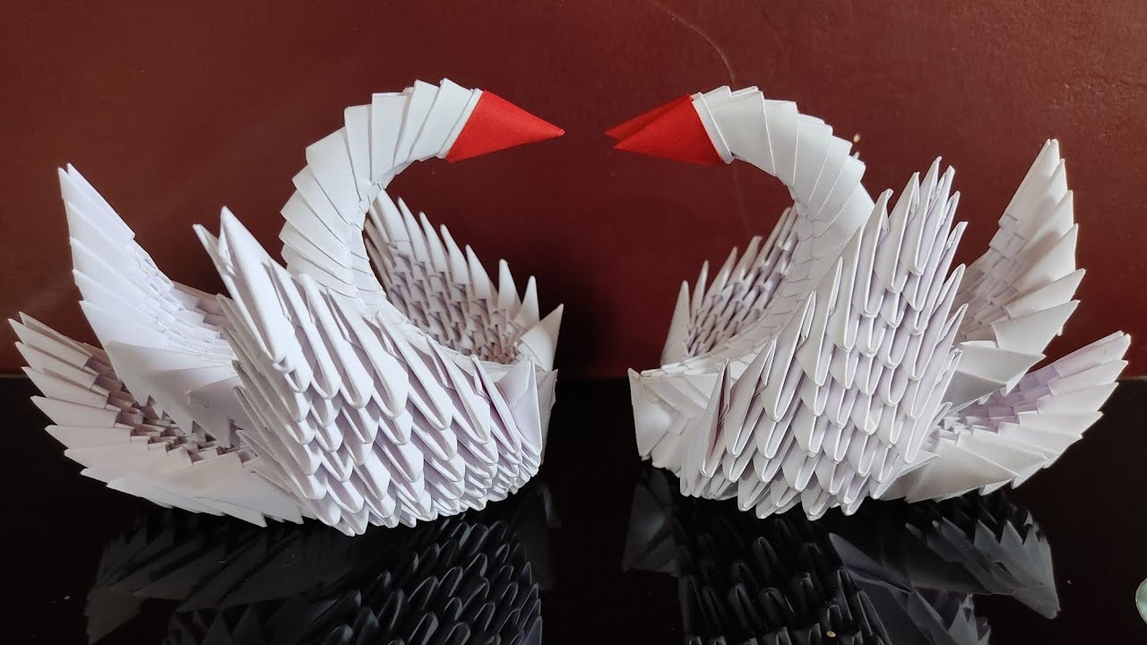 3d origami paper craft????.paper duck craft.3d paper duck.how to make paper duck.paper craft#viralvideo