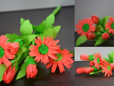 Amazing Flower Bouquet Making With Paper | Flower Gift For Special One