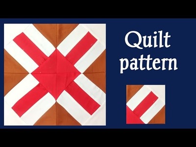 Beautiful patchwork bedsheet Design cutting and stitching. Quilt pattern.Faliya ki Design