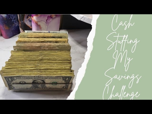 Cash Stuffing My Savings Challenge | Getting Ahead on Bills | Michelle Marie