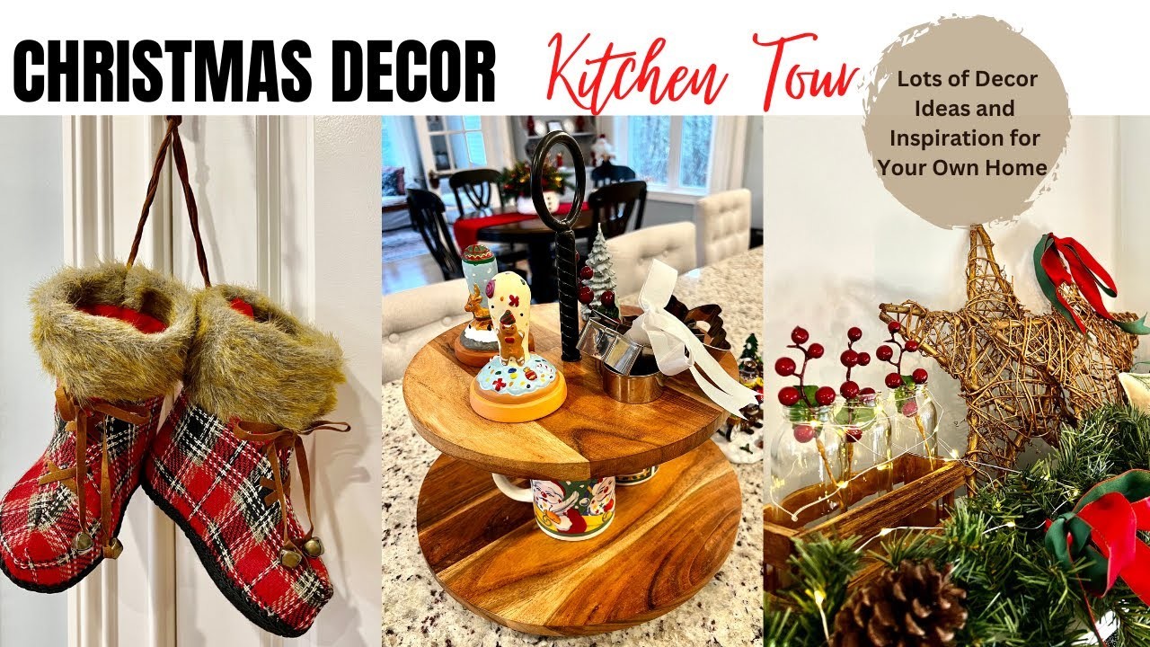 ????CHRISTMAS KITCHEN DECOR TOUR 2022 || HOLIDAY DECOR IDEAS FOR THIS CHRISTMAS @JacquelineMarieLiving