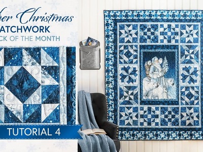 Father Christmas Patchwork Quilt - Tutorial 4 | Shabby Fabrics