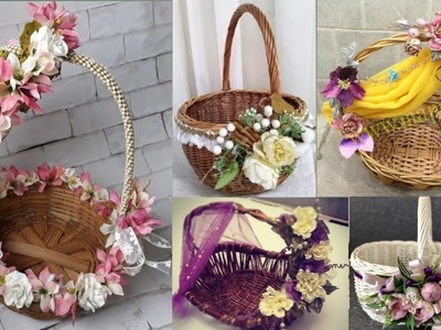 Flowers basket decoration ideas for wedding and festival || wedding basket decoration ideas