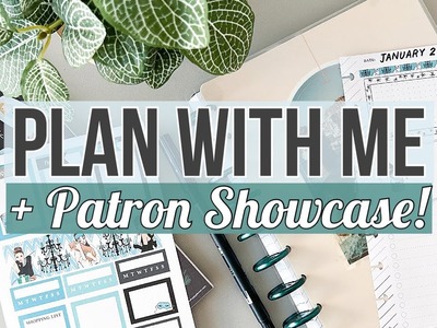 Happy Planner Daily Plan With Me Inspired by One of my Patrons! | December 2022 Patron Showcase