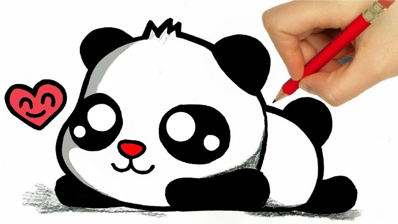 HOW TO DRAW A PANDA EASY STEP BY STEP
