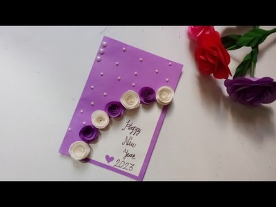How to Make New Year Greeting Card || Beautiful Greeting Card || Craft ideas ||