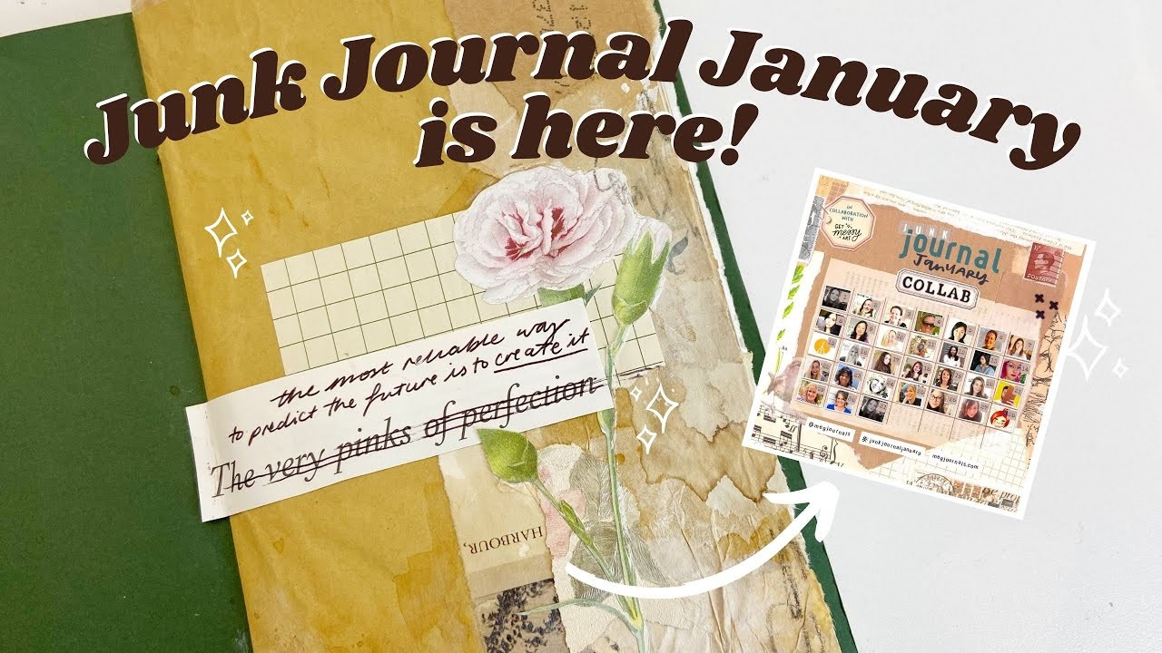 It's finally here! | #JunkJournalJanuary Day 1 Resolutions | Junk Journal With Me