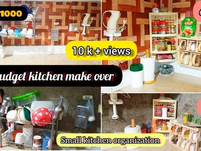 Kitchen makeover on a budget || kitchen organization ideas #diy #asmr