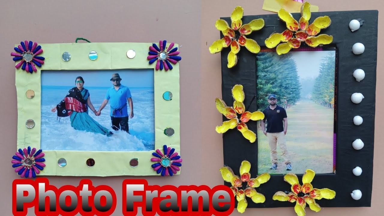 Make A Beautiful Photo Frame In Just a Few Minutes | Paper Craft | Frame craft | Jyoti Craft Gallery