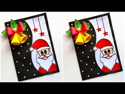 Merry Christmas greeting card ideas 2022. Easy and beautiful christmas card making. Christmas card