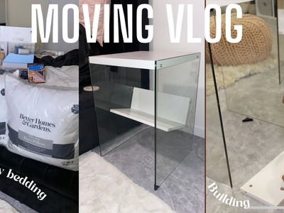 Moving Vlog 8????| Building new furniture, Unboxing, Buying new bedding + MORE???? | Akeira Janee’