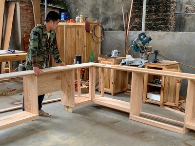Mr. Truong Surprised His Boss With His Ingenuity. How to Build Kitchen Cabinets. Woodworking DIY