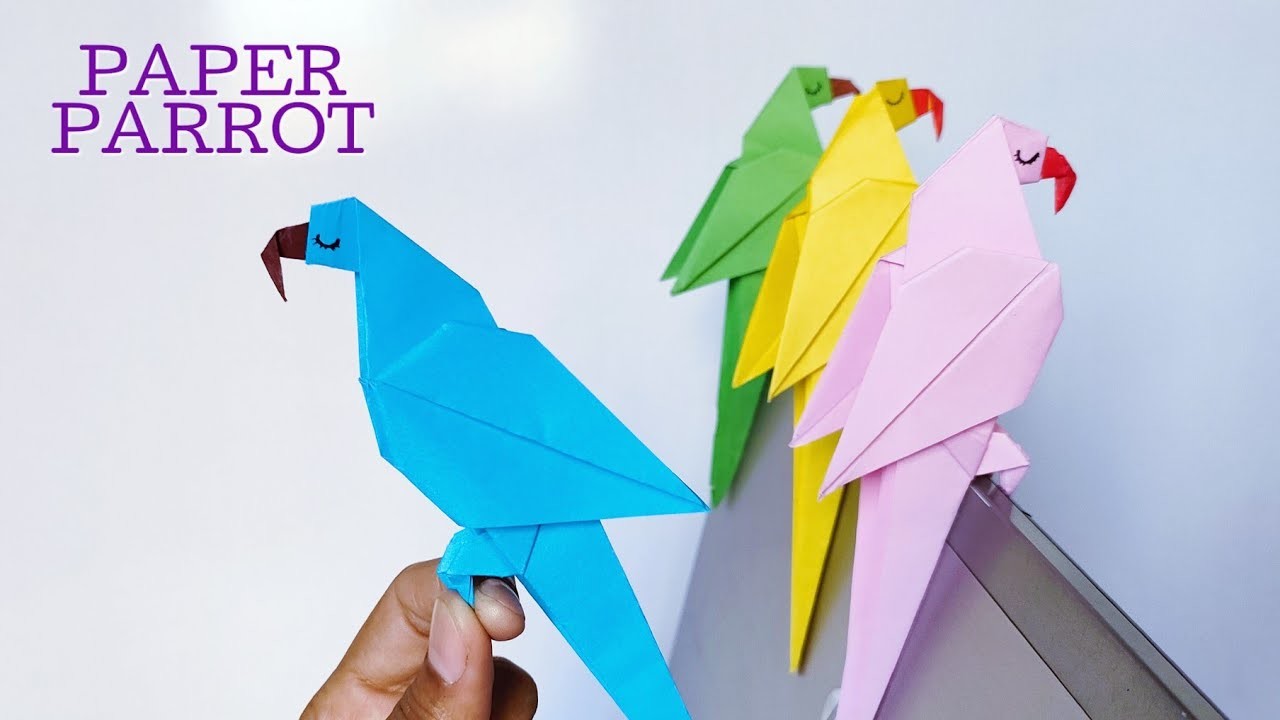 Origami Paper Parrot | How to make paper bird | DIY Paper Parrot