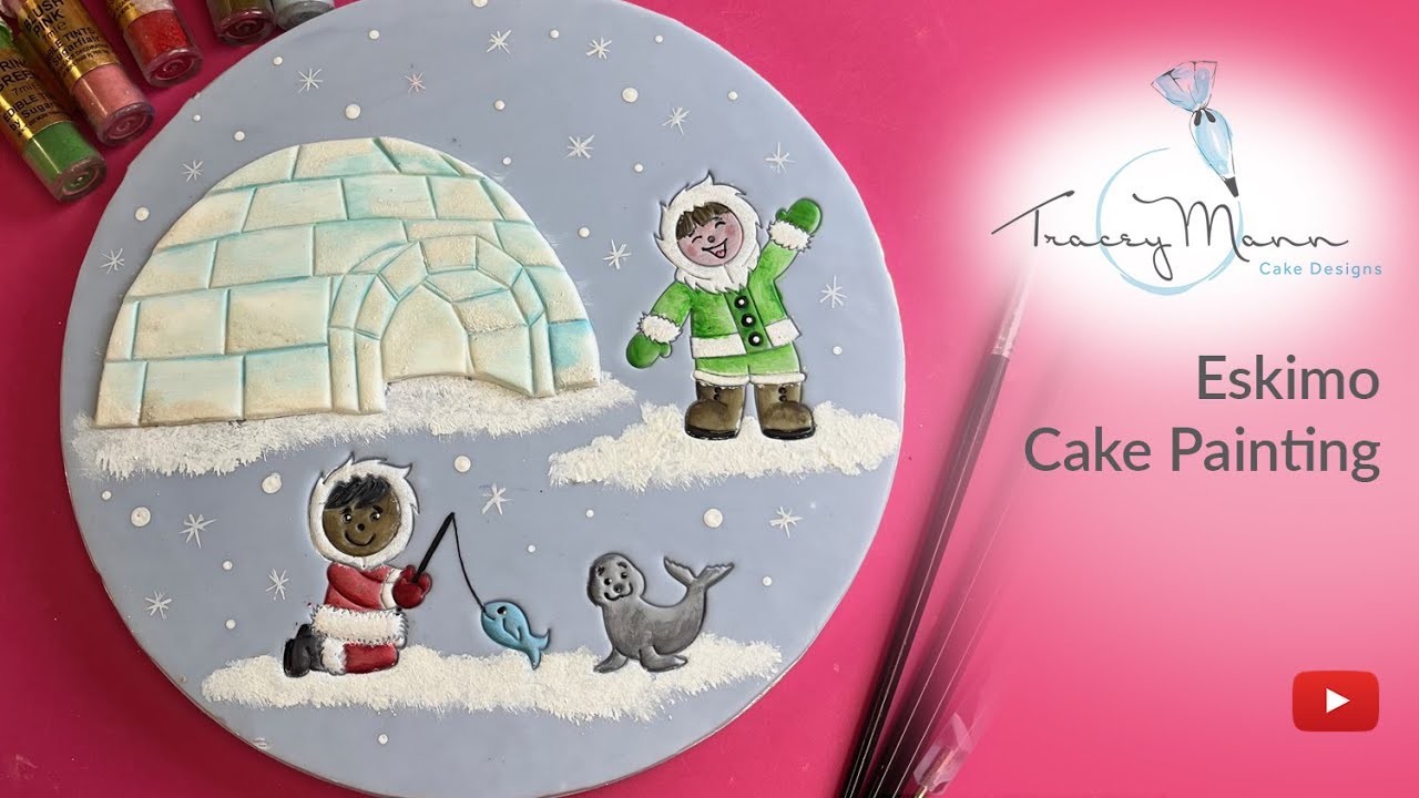 Patchwork Cutters Eskimo Cake Painting With Tracey Mann