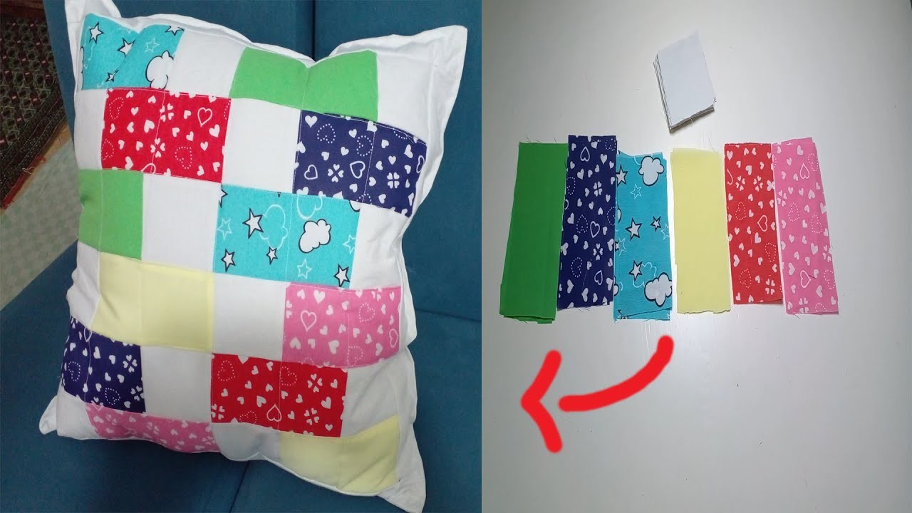 Patchwork with extra fabrics at home | easy sewing