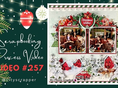 Scrapbook Process Video #257: My Creative Scrapbook "Christmas Wishes"