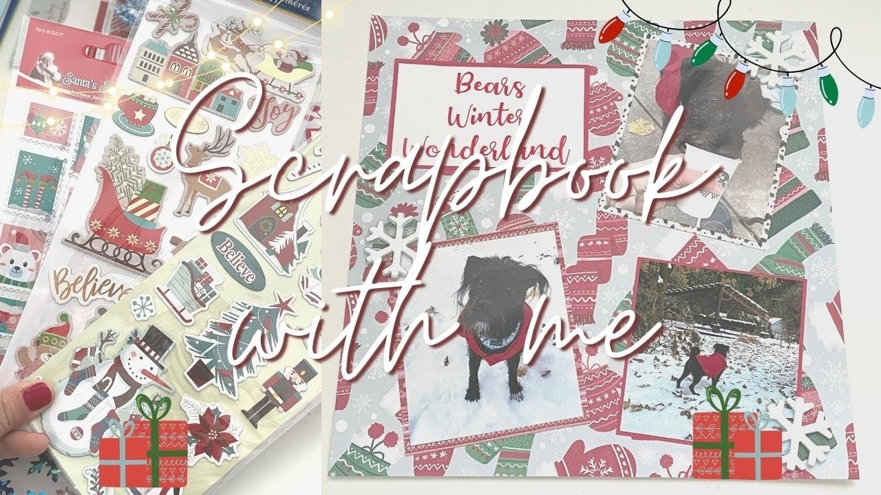 Scrapbook with Me. Winter Wonderland