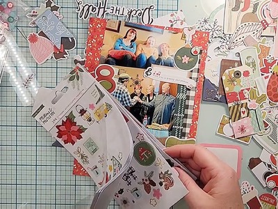 Scrapbooking process video December Daily day 18 & 19