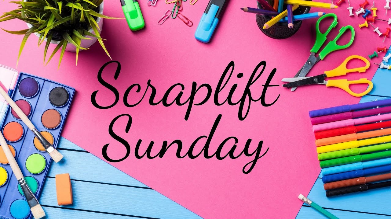 Scraplift Sunday | 9x12 Scrapbook Layout | August Stash Kit