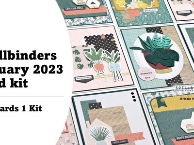 Spellbinders | January 2023 Card Kit | 10+ cards 1 kit