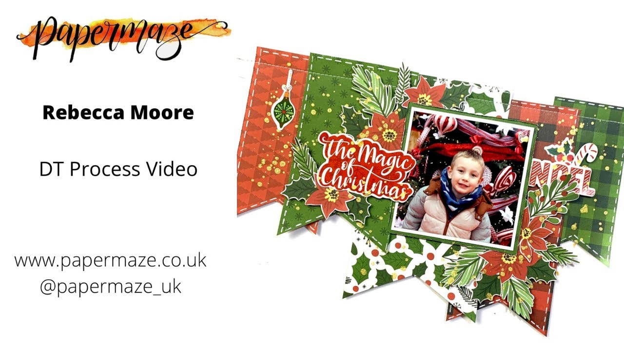 The Magic of Christmas - Scrapbook Process Video #284 - Papermaze - Echo Park