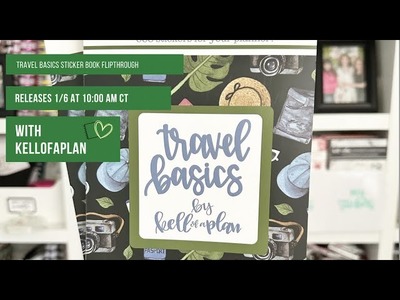 Travel Basics Sticker Book Flipthrough- Releases 1.6 at 10:00 am ct