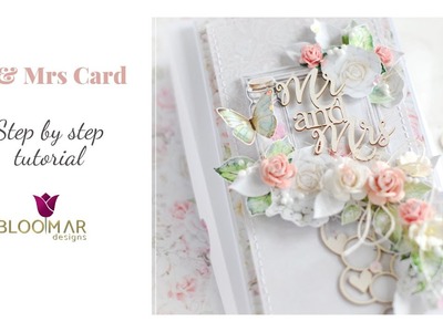 Wedding " Mr and Mrs " step by step tutorial