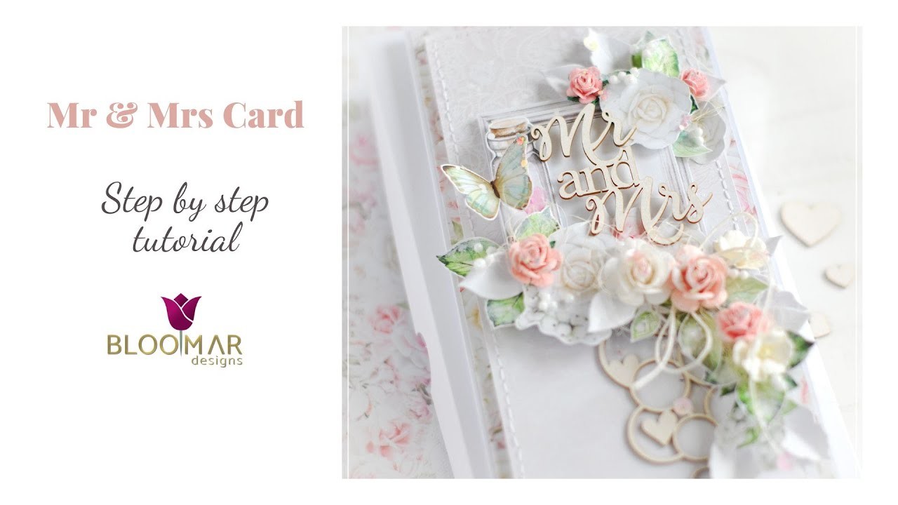 Wedding " Mr and Mrs " step by step tutorial