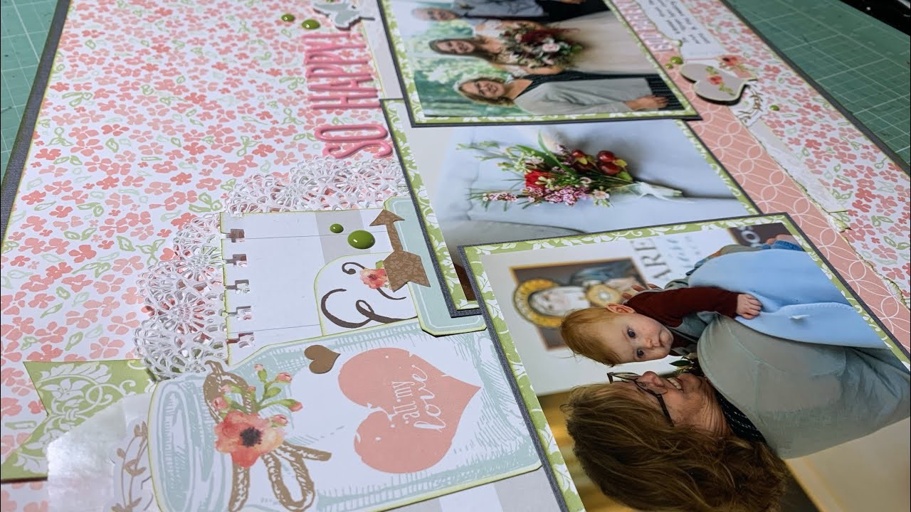 Wedding Scrapbook Process #609 “Godparents”