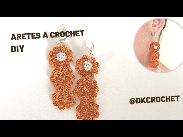 ARETES motivos a crochet muy FACIL???? IDEAS de EMPRENDIMIENTO a crochet????