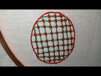 Beautiful ❤️ circle design ||basic hand embroidery ||easy  @Mathscocept