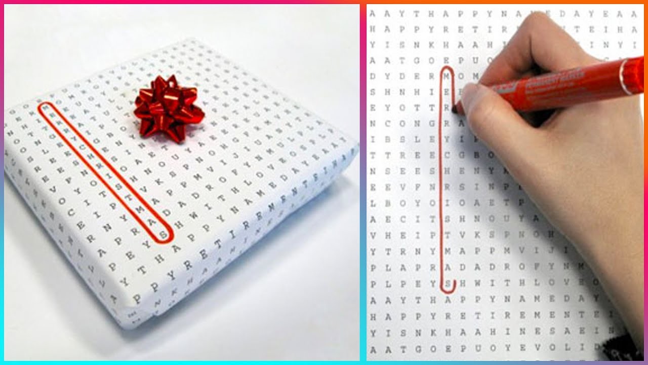 Creative Gift Wrapping You Can try at Home