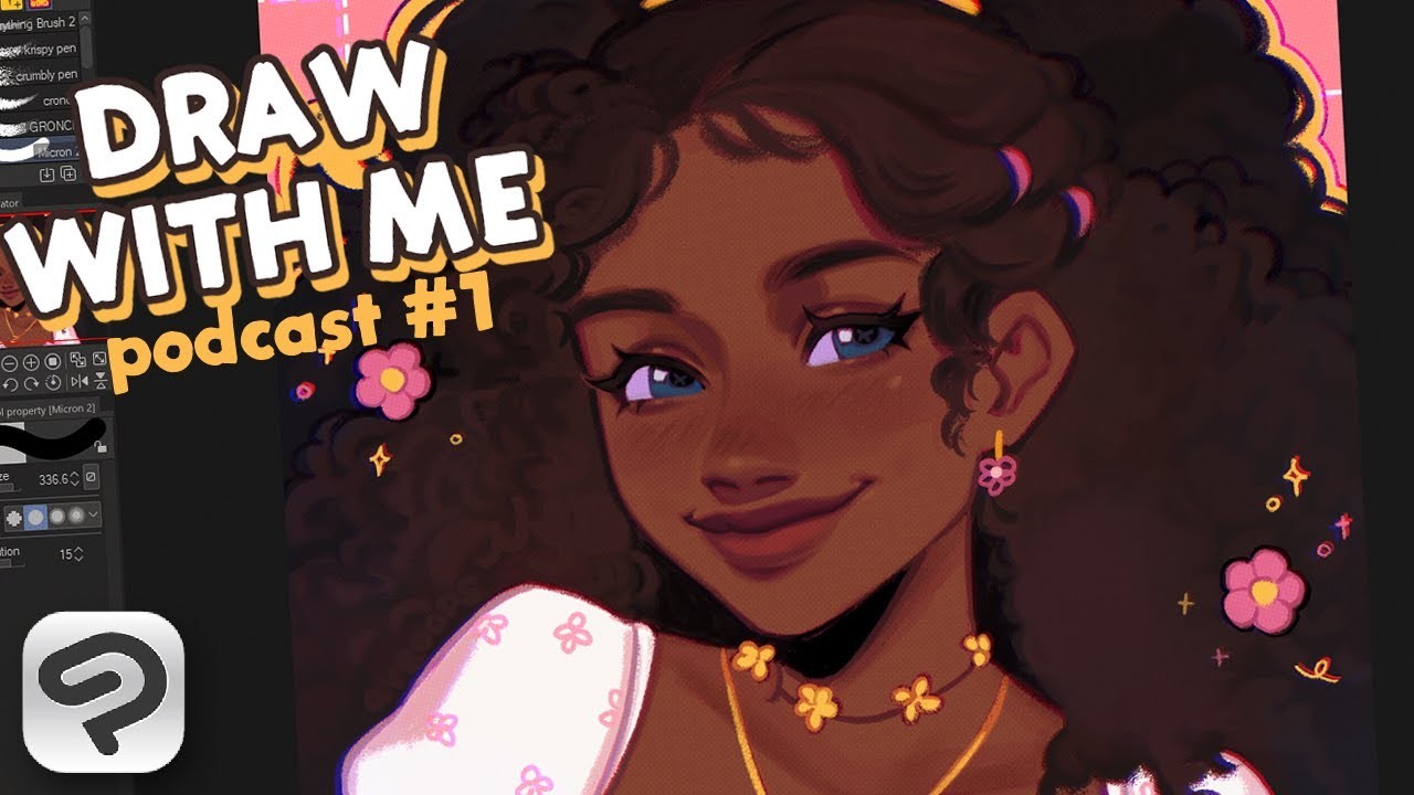 ♡ draw with me! school vs. art ????️  podcast edition #1