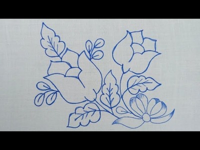 Extremely beautiful hand embroidery | Easy flower embroidery| Anyone can do - Basic Stitches