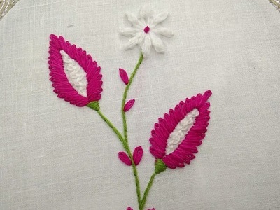 Flower Design Hand Embroidery | Hand embroidery flower designs for beginners