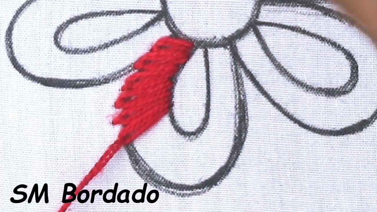 Hand Embroidery Modern Flower Embroidery Patterns With Easy Flower Embroidery Tutorial